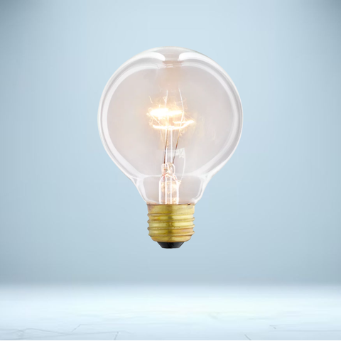 G25 Globe Bulb 25W & 40W | E26 Clear Glass, 2700K
