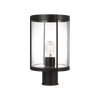 Luning 13" Outdoor Post Lantern | Industrial Modern Exterior Light