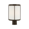 Luning 13" Outdoor Post Lantern | Industrial Modern Exterior Light