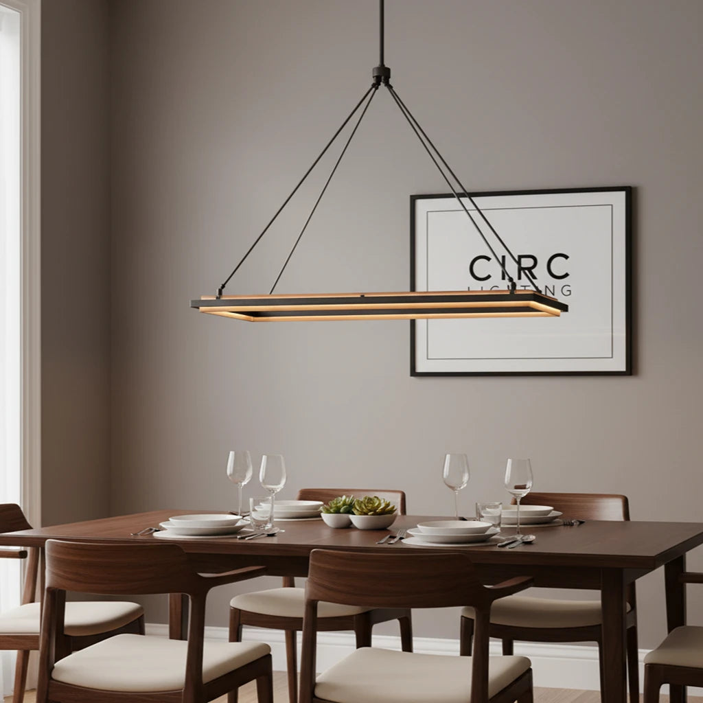 Peralta Rectangular Chandelier 48"