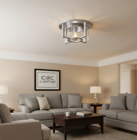 Pétrus Round Flushmount