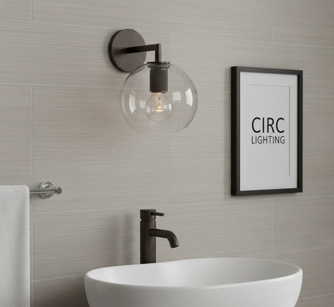 Utilitaire Globe Shade Sconce