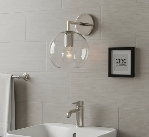 Utilitaire Globe Shade Sconce