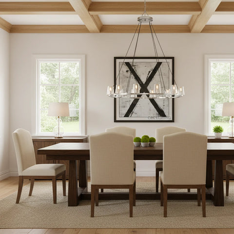 Pauillac Round Chandelier 48"