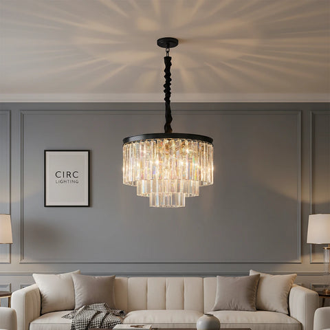 1920s Odeon Round Chandelier 20"