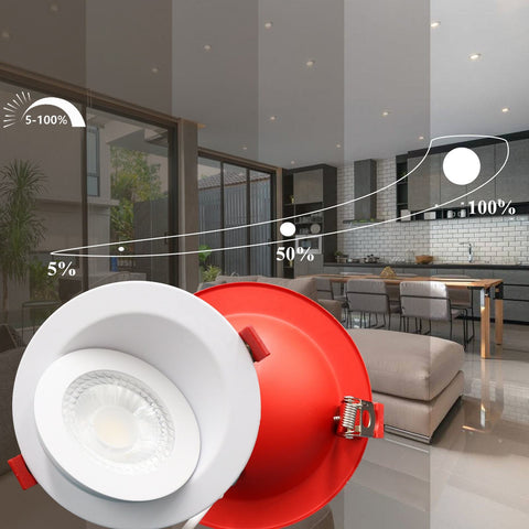 9W Focused Beam LED Downlight with CCT Select