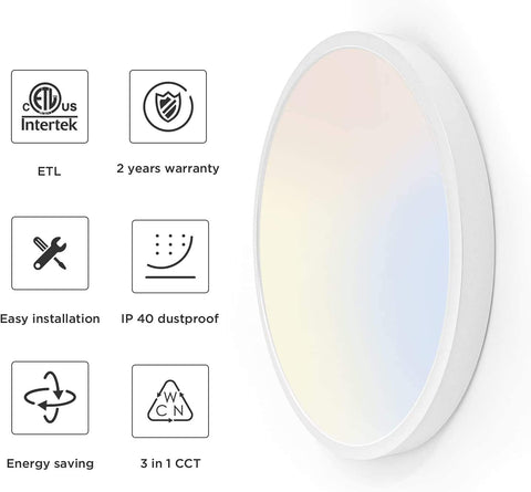 LED Downlight with Motion Sensor & CCT Select | 30W 3000LM