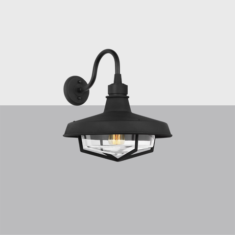 Hollis Large Wall Lantern | Industrial Outdoor Light