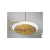 Gesture Wide Pendant Light | Modern Glass Ceiling Fixture