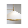 Gesture Wide Pendant Light | Modern Glass Ceiling Fixture