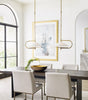 Gesture Wide Pendant Light | Modern Glass Ceiling Fixture