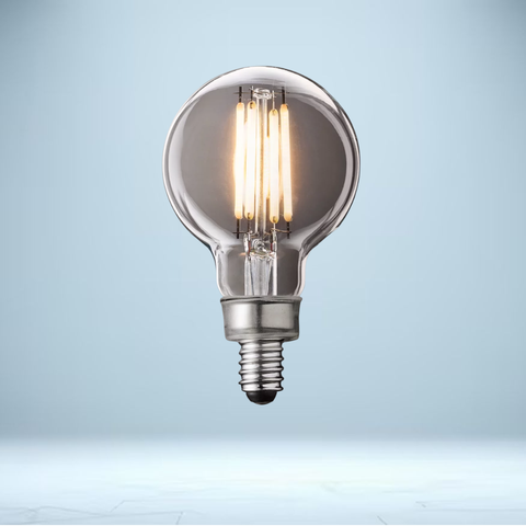 G16.5 Globe Candelabra LED Bulb 5.5W | E12, 500lm 2700K