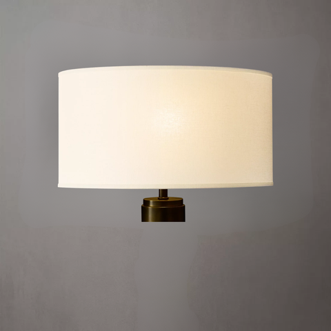 Luce Drum Silk Shade – Premium Drum Lamp Shade for Table & Floor Lamps