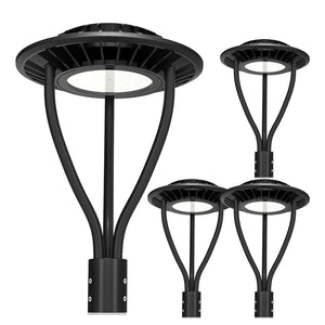 LED Circular Area Light | CCT Tunable 3K/4K/5K | Multi-Power 60W–150W | Built-In Photocell