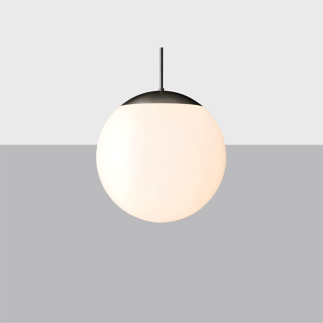 Opaline Pendant – Brass Glass Chandelier
