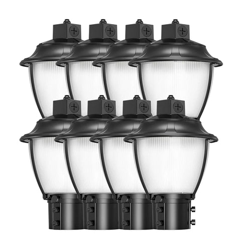 CIRC 48W-80W LED Post Area Light 80W/60W/48W CCT Tunable 3K/4K/5K with Built-In Photocell