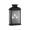 Pediment Wide Wall Lantern | London Outdoor Fixture