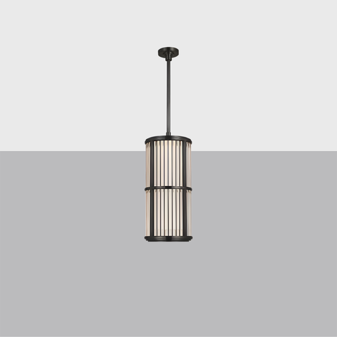 Perren 10" Pendant Light | Modern LED Glass Rod Fixture