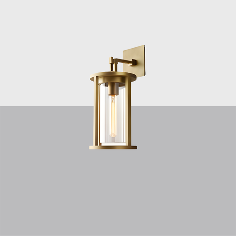 Pétrus Round Sconce | Luxury Brass & Glass Wall Light Indoor & Outdoor