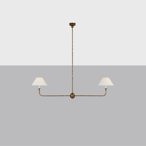 Piaf Large 2-Light Linear Pendant | Modern Luxury Fixture