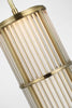 Perren 10" Pendant Light | Modern LED Glass Rod Fixture