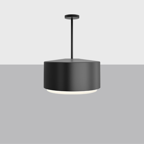 Roton 18 Outdoor Pendant Light | Modern LED Exterior Fixture