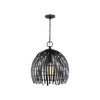 Hanalei Small Pendant Light | Woven Basket Modern Pendant Fixture
