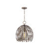 Hanalei Small Pendant Light | Woven Basket Modern Pendant Fixture