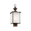 Jamestowne One Light Outdoor Post Lantern 82570 | Traditional Compact