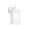 New Castle Outdoor Wall Lantern | Transitional 4-Finish Exterior Light