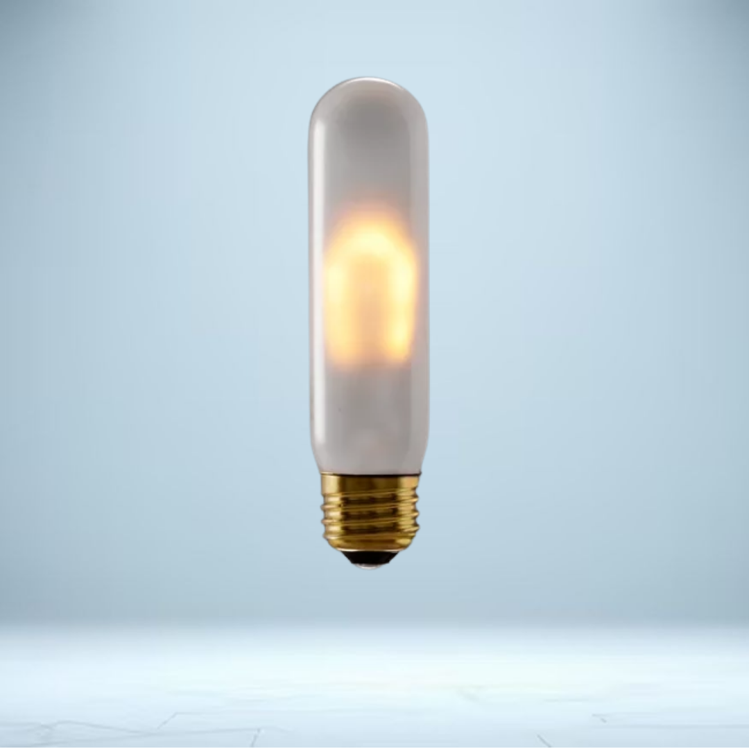 T10 Tube Frost E26 Incandescent Bulb