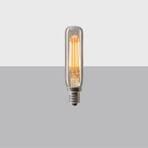 T6 Tube Amber Candelabra Filament LED Bulb 2.5W
