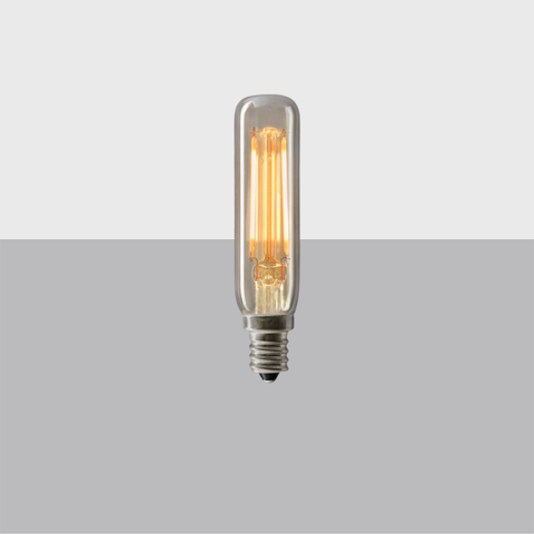T6 Tube Amber Candelabra Filament LED Bulb 2.5W