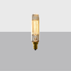 T6 3½" Tube Candelabra Incandescent Bulb - 25W, 2700K, 90 Lumens, Clear Glass