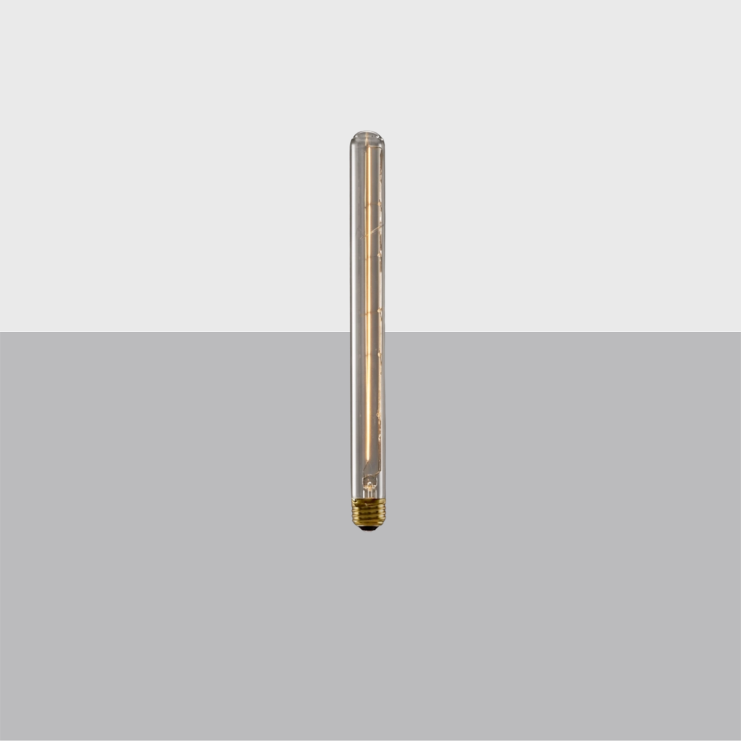 T8 11¾" Tube E26 Incandescent Bulb 25W - 2200K, 85 Lumens, Clear Glass