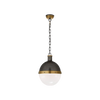 Hicks Large Pendant Light – Modern Glass Globe Ceiling Fixture