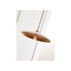 Piatto Medium Pendant | Chic Rustic Gilded LED Hanging Light
