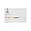 Piatto Medium Pendant | Chic Rustic Gilded LED Hanging Light