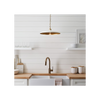 Piatto Medium Pendant | Chic Rustic Gilded LED Hanging Light