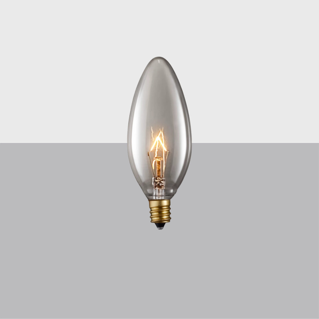 Torpedo Candelabra Incandescent Bulbs (Set of 6)