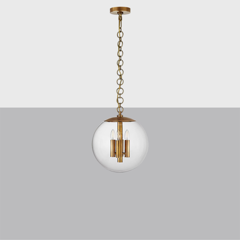 Turenne Medium Globe Pendant Light | Luxury Glass Ceiling Fixture