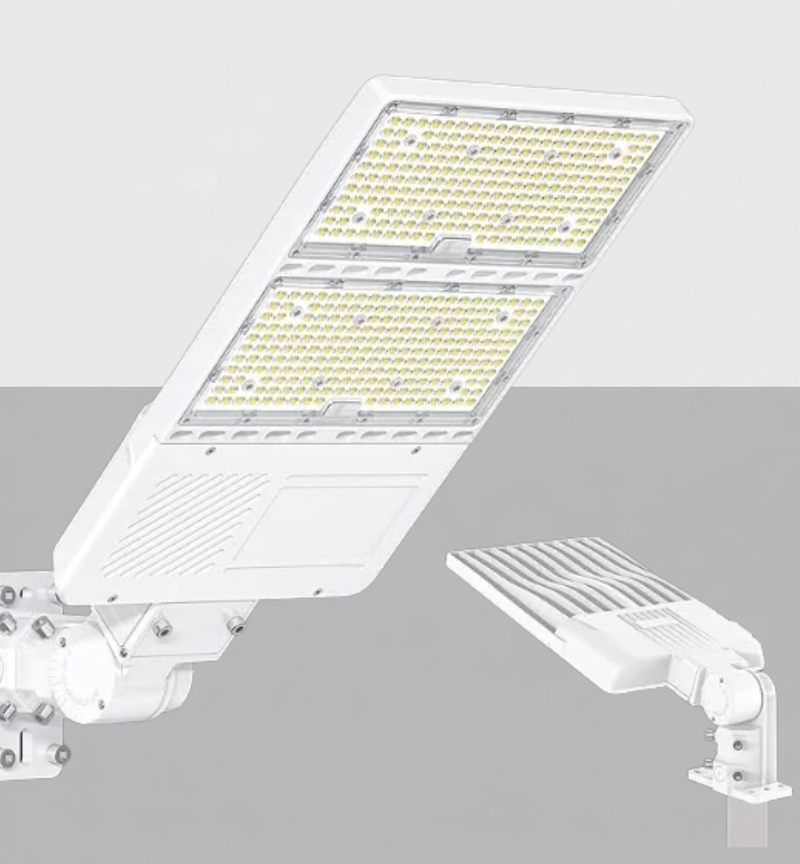 White LED Shoebox Light | A&N Bracket | 90W-400W | Photocell