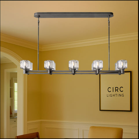Demaret Double Linear Chandelier 54"