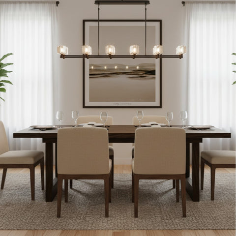 Demaret Double Linear Chandelier 72"