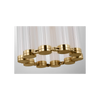 Alo Medium Pendant Light | Fluted Glass Modern LED Fixture