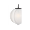 Rae 13" Glass Globe Pendant Light | Modern Industrial Fixture
