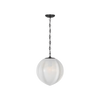 Rae 13" Glass Globe Pendant Light | Modern Industrial Fixture