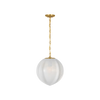 Rae 13" Glass Globe Pendant Light | Modern Industrial Fixture