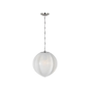 Rae 13" Glass Globe Pendant Light | Modern Industrial Fixture
