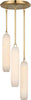 Formosa 3-Light Pendant Light | Modern LED Glass Fixture